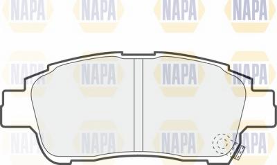 NAPA NBP1571 - Kit de plaquettes de frein, frein à disque cwaw.fr