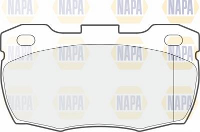 NAPA NBP1657 - Kit de plaquettes de frein, frein à disque cwaw.fr