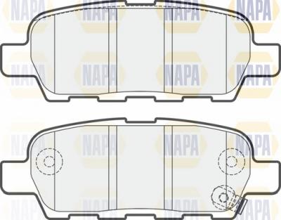 NAPA NBP1600 - Kit de plaquettes de frein, frein à disque cwaw.fr