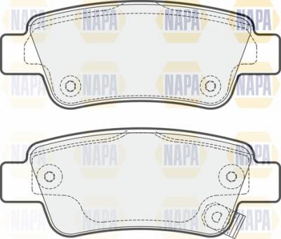 NAPA NBP1612 - Kit de plaquettes de frein, frein à disque cwaw.fr