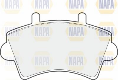 NAPA NBP1093 - Kit de plaquettes de frein, frein à disque cwaw.fr