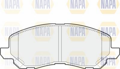 NAPA NBP1053 - Kit de plaquettes de frein, frein à disque cwaw.fr