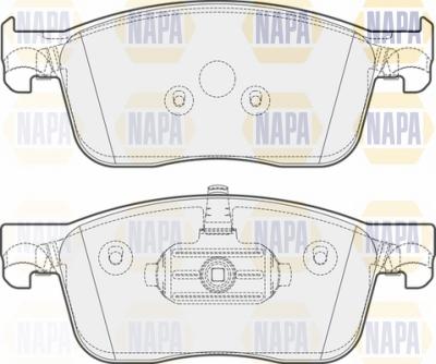 NAPA NBP1052 - Kit de plaquettes de frein, frein à disque cwaw.fr