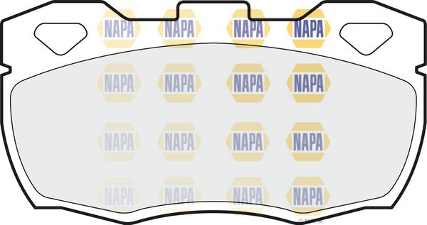 NAPA NBP1016 - Kit de plaquettes de frein, frein à disque cwaw.fr