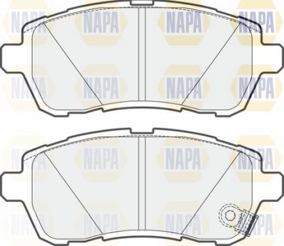 NAPA NBP1013 - Kit de plaquettes de frein, frein à disque cwaw.fr