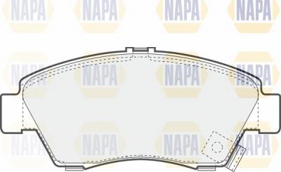 NAPA NBP1195 - Kit de plaquettes de frein, frein à disque cwaw.fr