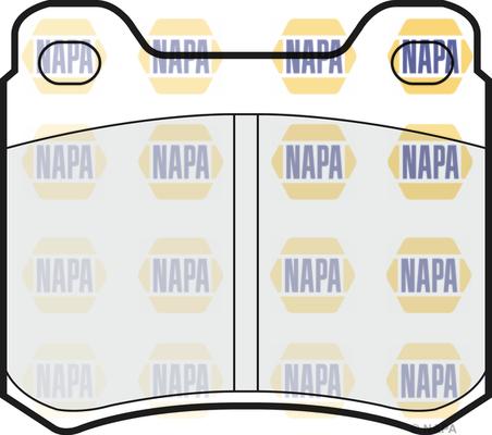 NAPA NBP1141 - Kit de plaquettes de frein, frein à disque cwaw.fr