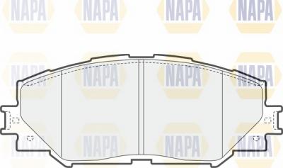 NAPA NBP1166 - Kit de plaquettes de frein, frein à disque cwaw.fr