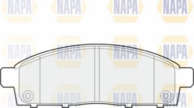 NAPA NBP1104 - Kit de plaquettes de frein, frein à disque cwaw.fr