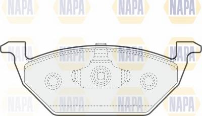 NAPA NBP1189 - Kit de plaquettes de frein, frein à disque cwaw.fr