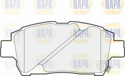 NAPA NBP1122 - Kit de plaquettes de frein, frein à disque cwaw.fr