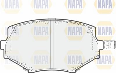 NAPA NBP1809 - Kit de plaquettes de frein, frein à disque cwaw.fr