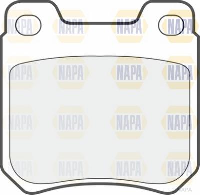 NAPA NBP1803 - Kit de plaquettes de frein, frein à disque cwaw.fr