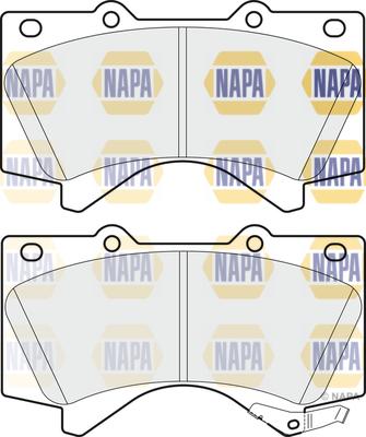 NAPA NBP1836 - Kit de plaquettes de frein, frein à disque cwaw.fr