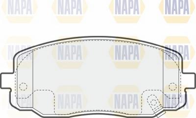 NAPA NBP1393 - Kit de plaquettes de frein, frein à disque cwaw.fr