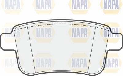 NAPA NBP1338 - Kit de plaquettes de frein, frein à disque cwaw.fr