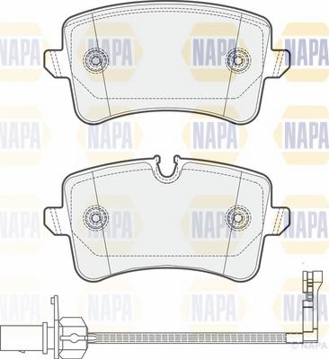 NAPA NBP1292 - Kit de plaquettes de frein, frein à disque cwaw.fr