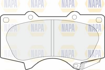 NAPA NBP1248 - Kit de plaquettes de frein, frein à disque cwaw.fr