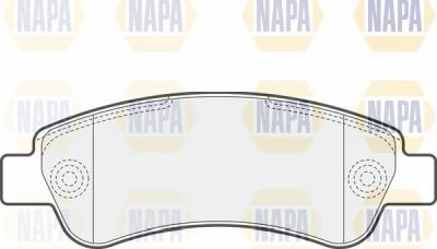 NAPA NBP1269 - Kit de plaquettes de frein, frein à disque cwaw.fr