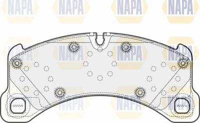 NAPA NBP1794 - Kit de plaquettes de frein, frein à disque cwaw.fr