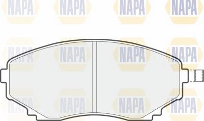 NAPA NBP1718 - Kit de plaquettes de frein, frein à disque cwaw.fr