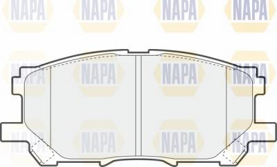 NAPA NBP1736 - Kit de plaquettes de frein, frein à disque cwaw.fr