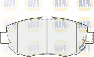 NAPA NBP1721 - Kit de plaquettes de frein, frein à disque cwaw.fr