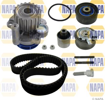 NAPA NBW1055 - Pompe à eau + kit de courroie de distribution cwaw.fr