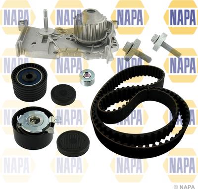 NAPA NBW1033 - Pompe à eau + kit de courroie de distribution cwaw.fr