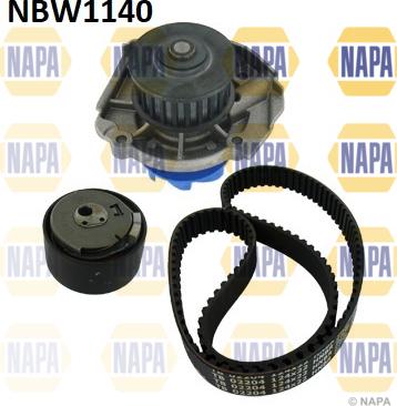 NAPA NBW1140 - Pompe à eau + kit de courroie de distribution cwaw.fr