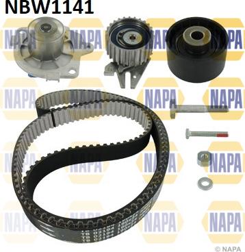 NAPA NBW1141 - Pompe à eau + kit de courroie de distribution cwaw.fr