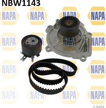 NAPA NBW1143 - Pompe à eau + kit de courroie de distribution cwaw.fr