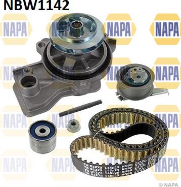 NAPA NBW1142 - Pompe à eau + kit de courroie de distribution cwaw.fr