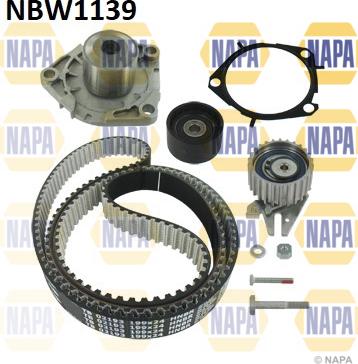 NAPA NBW1139 - Pompe à eau + kit de courroie de distribution cwaw.fr