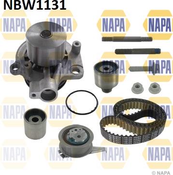 NAPA NBW1131 - Pompe à eau + kit de courroie de distribution cwaw.fr