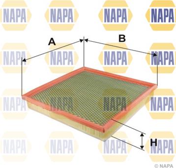 NAPA NFA1403 - Filtre à air cwaw.fr