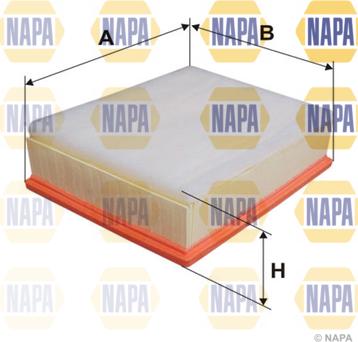 NAPA NFA1153 - Filtre à air cwaw.fr