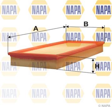 NAPA NFA1119 - Filtre à air cwaw.fr