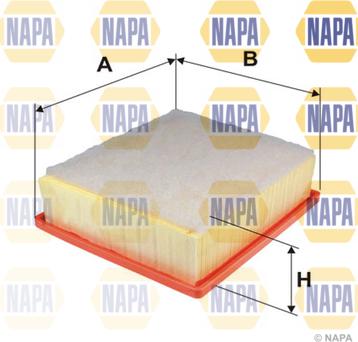 NAPA NFA1277 - Filtre à air cwaw.fr