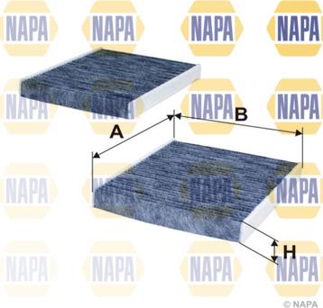 NAPA NFC4006 - Filtre, air de l'habitacle cwaw.fr