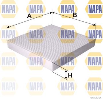 NAPA NFC4130 - Filtre, air de l'habitacle cwaw.fr