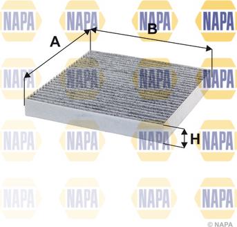 NAPA NFC4316 - Filtre, air de l'habitacle cwaw.fr