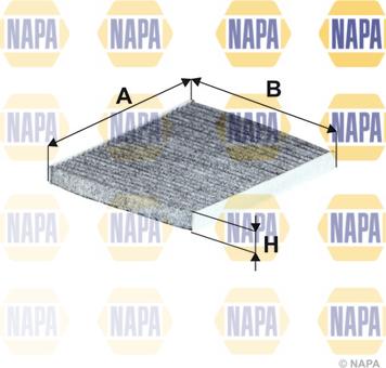 NAPA NFC4326 - Filtre, air de l'habitacle cwaw.fr