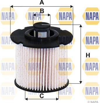 NAPA NFF2114 - Filtre à carburant cwaw.fr