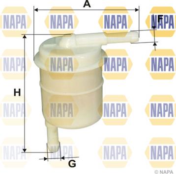 NAPA NFF2207 - Filtre à carburant cwaw.fr