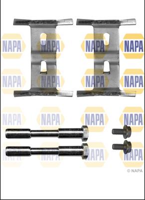 NAPA NFK1059 - Kit d'accessoires, plaquette de frein à disque cwaw.fr