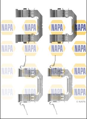 NAPA NFK1069 - Kit d'accessoires, plaquette de frein à disque cwaw.fr