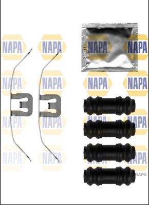 NAPA NFK1196 - Kit d'accessoires, plaquette de frein à disque cwaw.fr