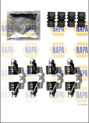 NAPA NFK1147 - Kit d'accessoires, plaquette de frein à disque cwaw.fr