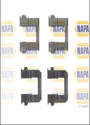 NAPA NFK1131 - Kit d'accessoires, plaquette de frein à disque cwaw.fr